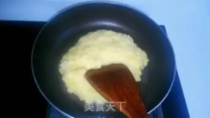 Make Egg fried rice step 2