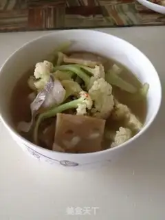Make Eels with broccoli soup step 5
