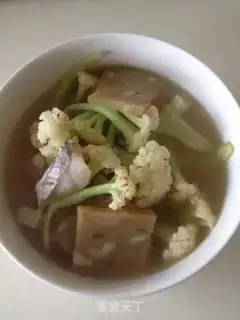 Make Eels with broccoli soup step 6
