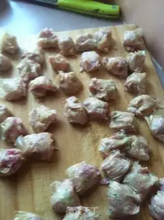 Make SpongeBob dateballs step 2