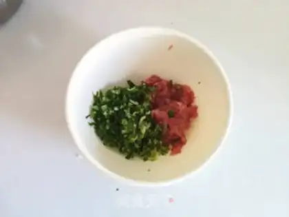 Make A lamb radish dumpling step 2