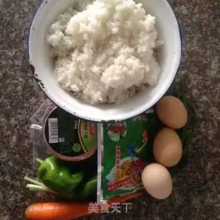 Make Egg fried rice step 0
