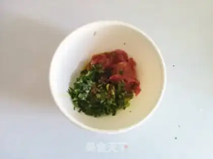Make A lamb radish dumpling step 3