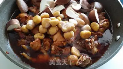 Make Chestnut chicken step 4