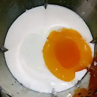 Make Bananas, peaches, snow step 1