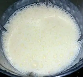 Make Bananas, peaches, snow step 2
