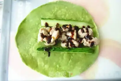 Make A spinach chicken roll step 8