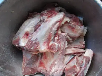 Make Steak rib mushroom noodles step 0