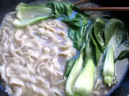 Make Steak rib mushroom noodles step 6