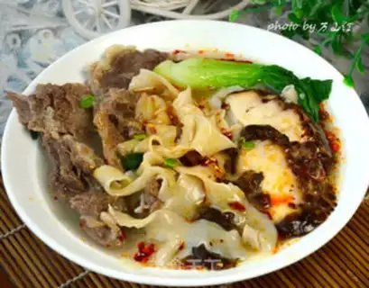 Make Steak rib mushroom noodles step 7