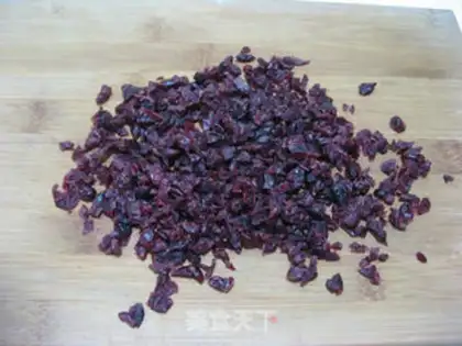 Make Light cream cranberry toast step 2