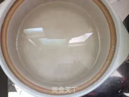 Make Shrimp porridge step 1