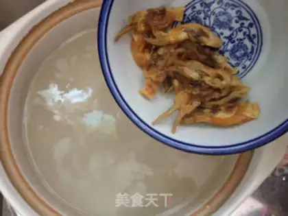 Make Shrimp porridge step 3