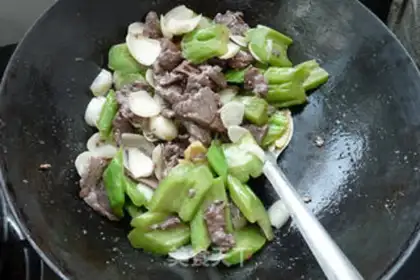 Make ♪ lilies of bitter beef ♪ step 8