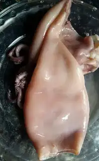 Make Soy sauce squid step 1