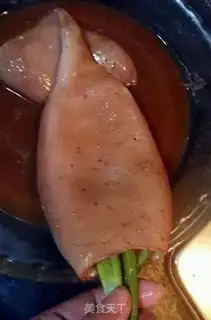 Make Soy sauce squid step 2