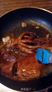Make Soy sauce squid step 4