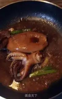 Make Soy sauce squid step 5