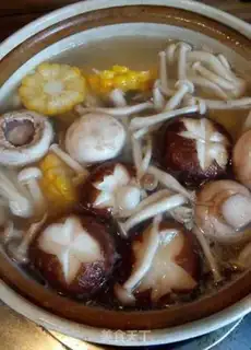 Make Corn fung mushroom soup step 6