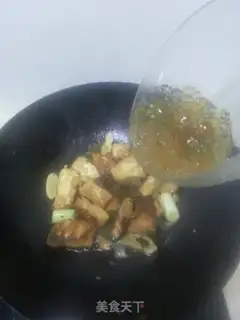 Make Peach gel tofu step 3