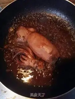 Make Soy sauce squid step 6