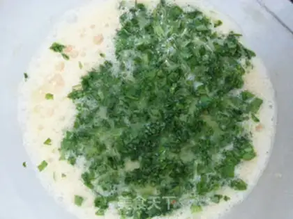 Make Celery omelet step 3