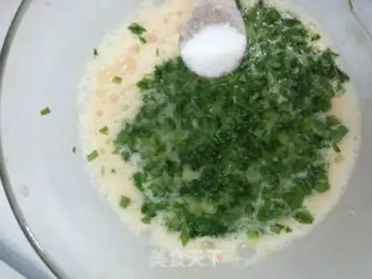 Make Celery omelet step 4