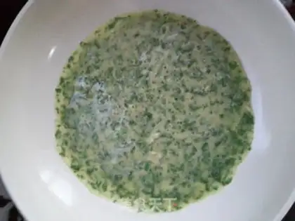 Make Celery omelet step 7