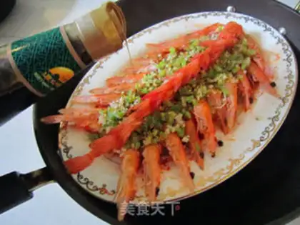 Make ♪ Golden and silver garlic on back shrimp ♪ step 12