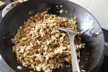 Make Dry rice and rice step 7