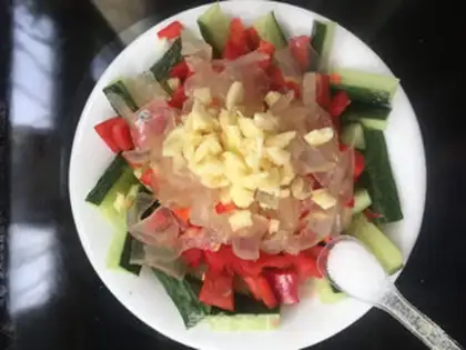 Make ♪ Cold pepper with cucumber ♪ step 5