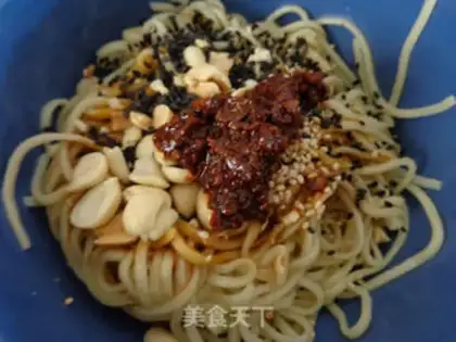 Make Hot dry noodles step 10
