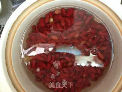 Make Milk and tea and honey beans step 4