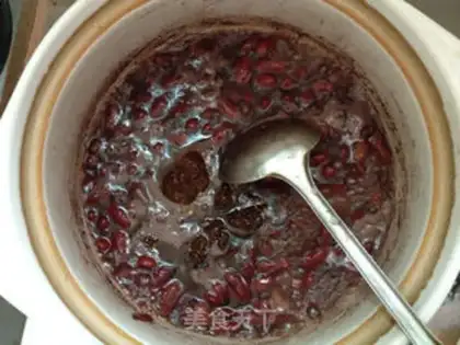 Make Milk and tea and honey beans step 6
