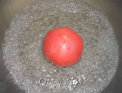 Make Tomato corn noodles step 1