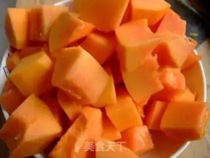 Make The papaya silver-eared ribs step 1