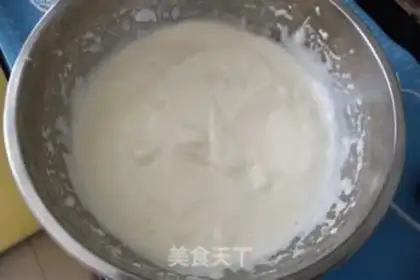 Make Steam lemon cake step 1