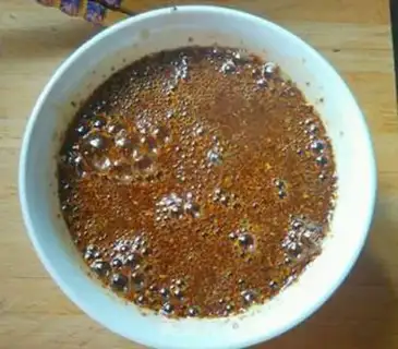 Make Homemade red oil step 8