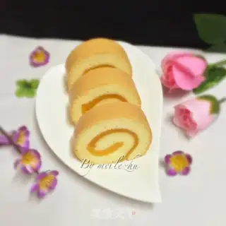 Make Mango milkcake rolls step 16