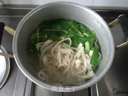Make Oily noodles step 2
