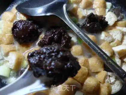 Make The cheesy spinal bean gravy step 9