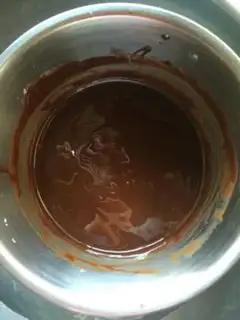 Make Brownie cheesecake step 2