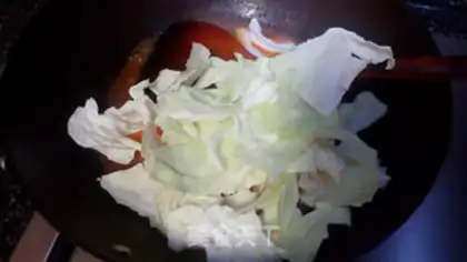Make Hot fried rice cake step 4