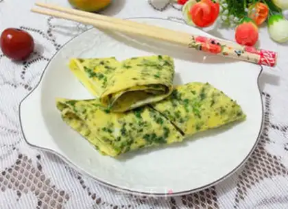 Make Quisine egg pancakes step 7