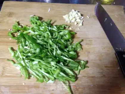 Make Pepper and cheese step 2