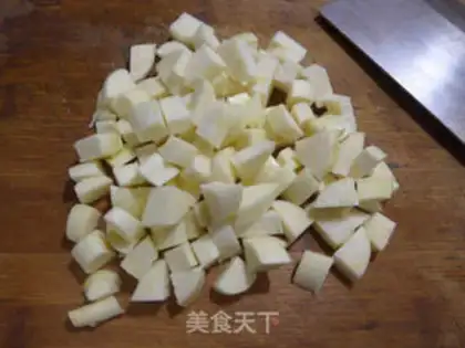 Make Pyramid, white corn step 2