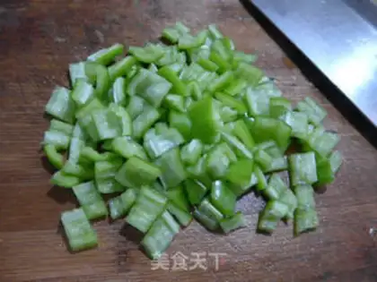 Make Pyramid, white corn step 4