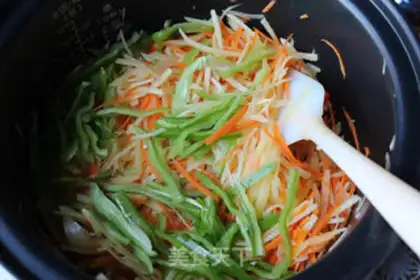 Make Colored fried step 4