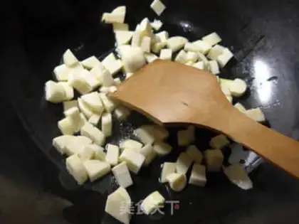 Make Pyramid, white corn step 5