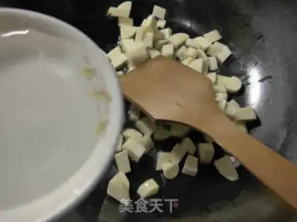 Make Pyramid, white corn step 6